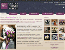 Tablet Screenshot of gretnaweddingflowers.co.uk